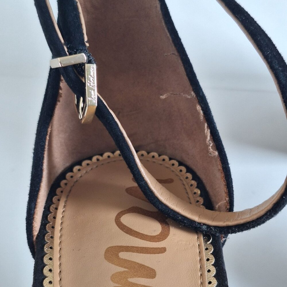 Sam Edelman Lucia ankle strap open toe heel size 9 - Picture 5 of 7